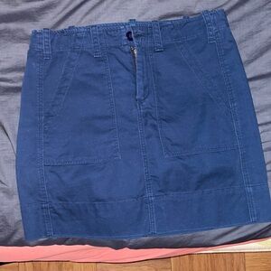 G1 Goods Cotton navy Mini Skirt Size 4 euc